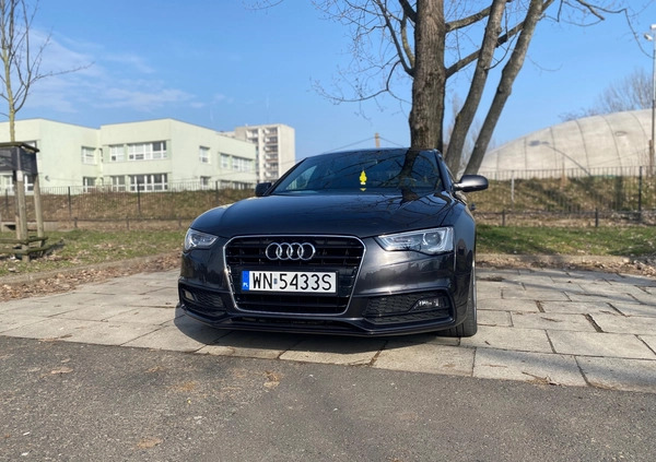 Audi A5 cena 57900 przebieg: 219000, rok produkcji 2013 z Warszawa małe 704